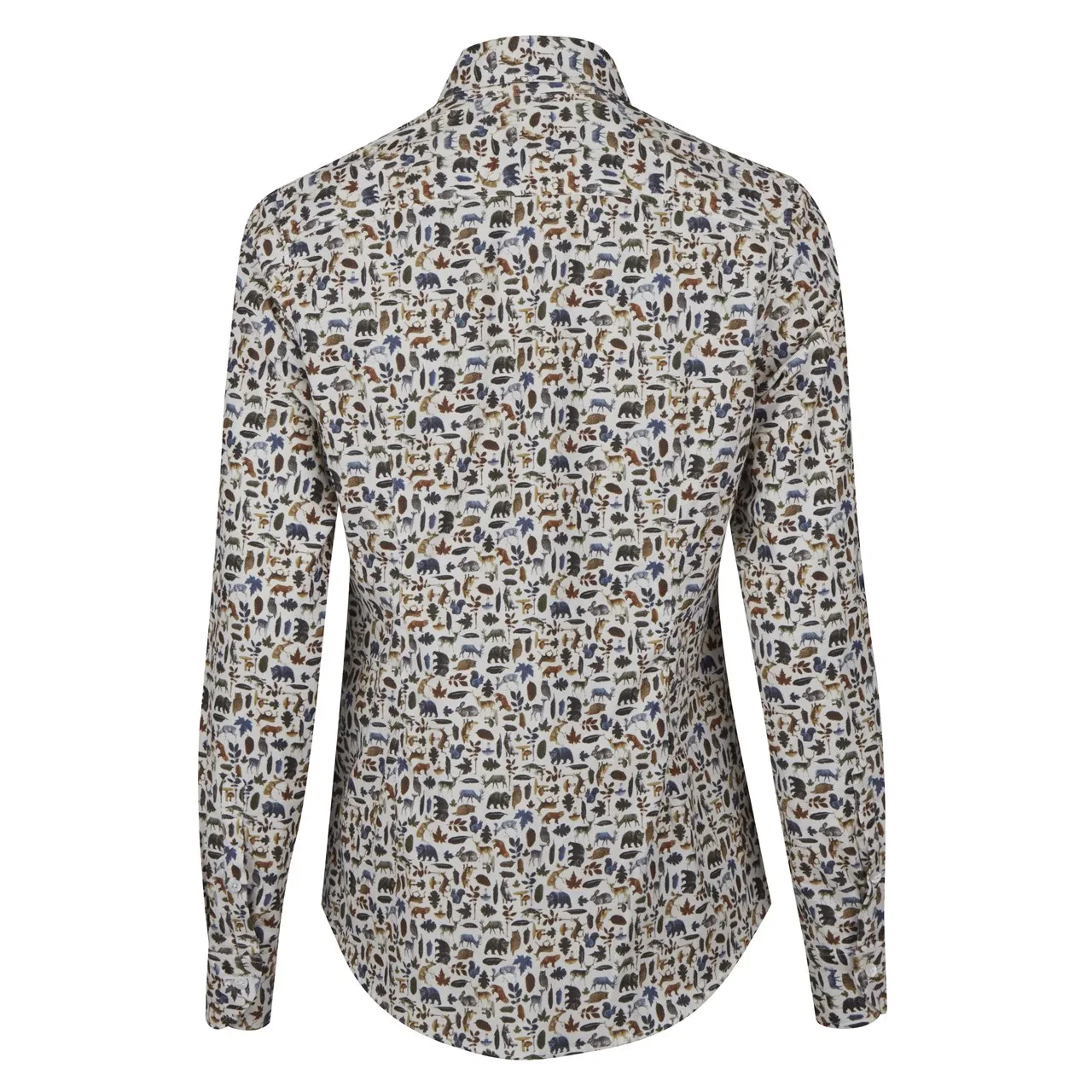 Stenstroems Skjorte Sanna Beige Patterned Manchester 1