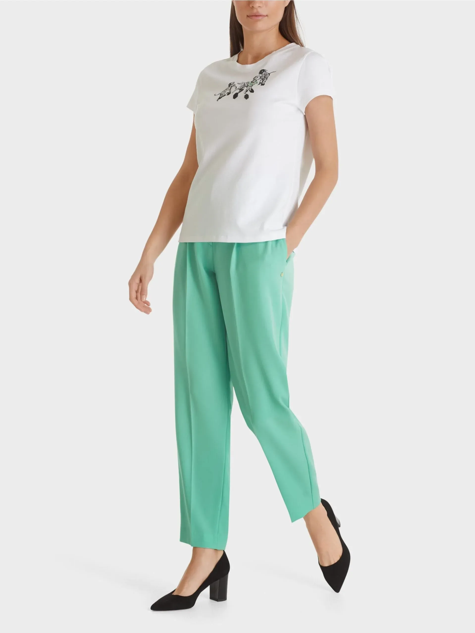 Marc Cain Collections T shirt med dalmatiner print