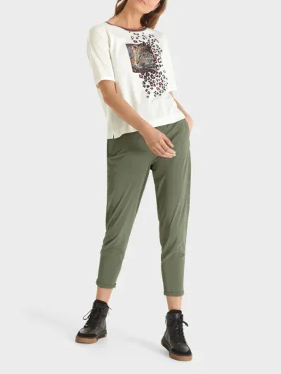 Marc Cain Sports T shirt i bomuld raahvid