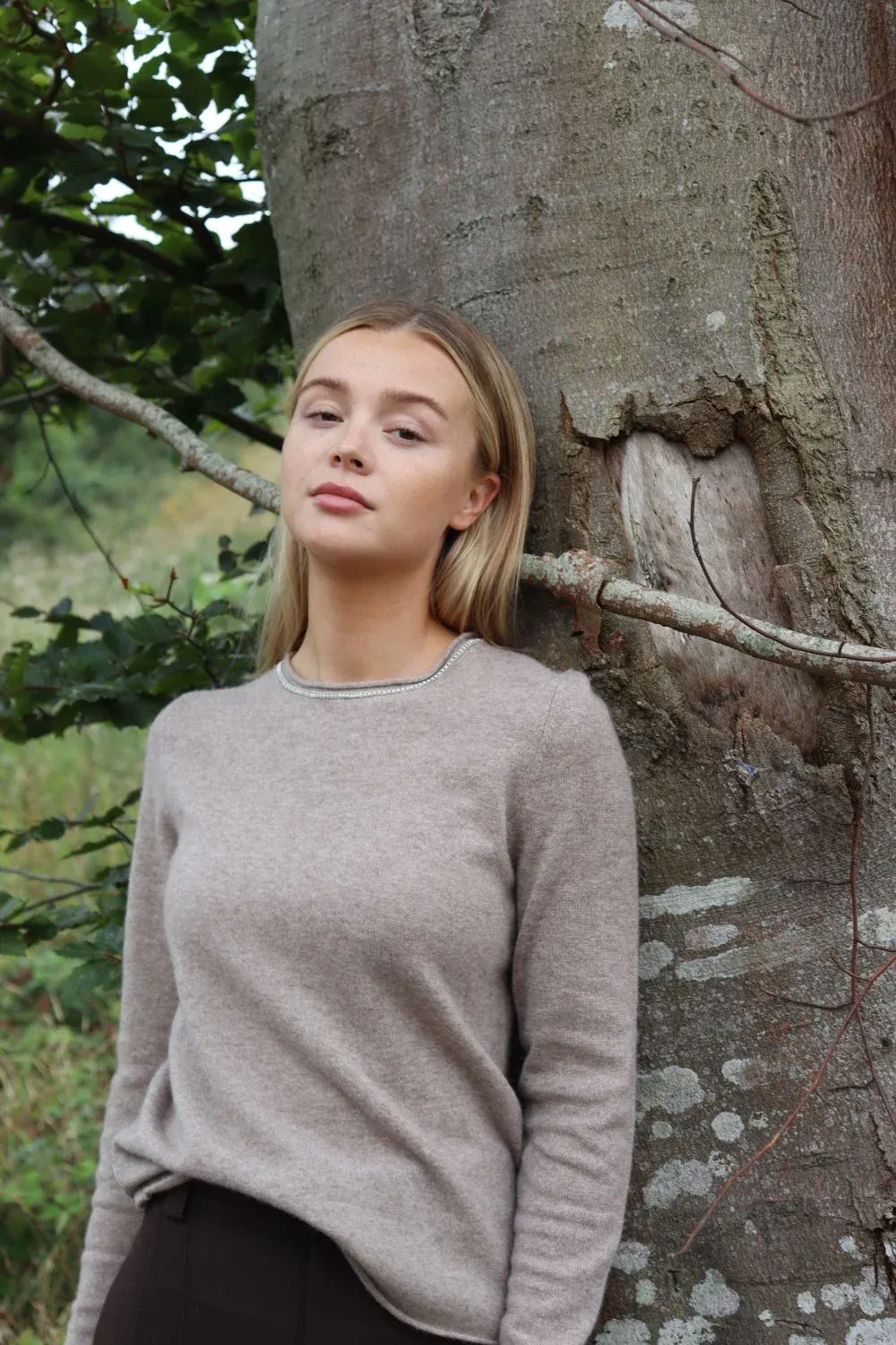 OTAY Wanda Sweater Dark Sand