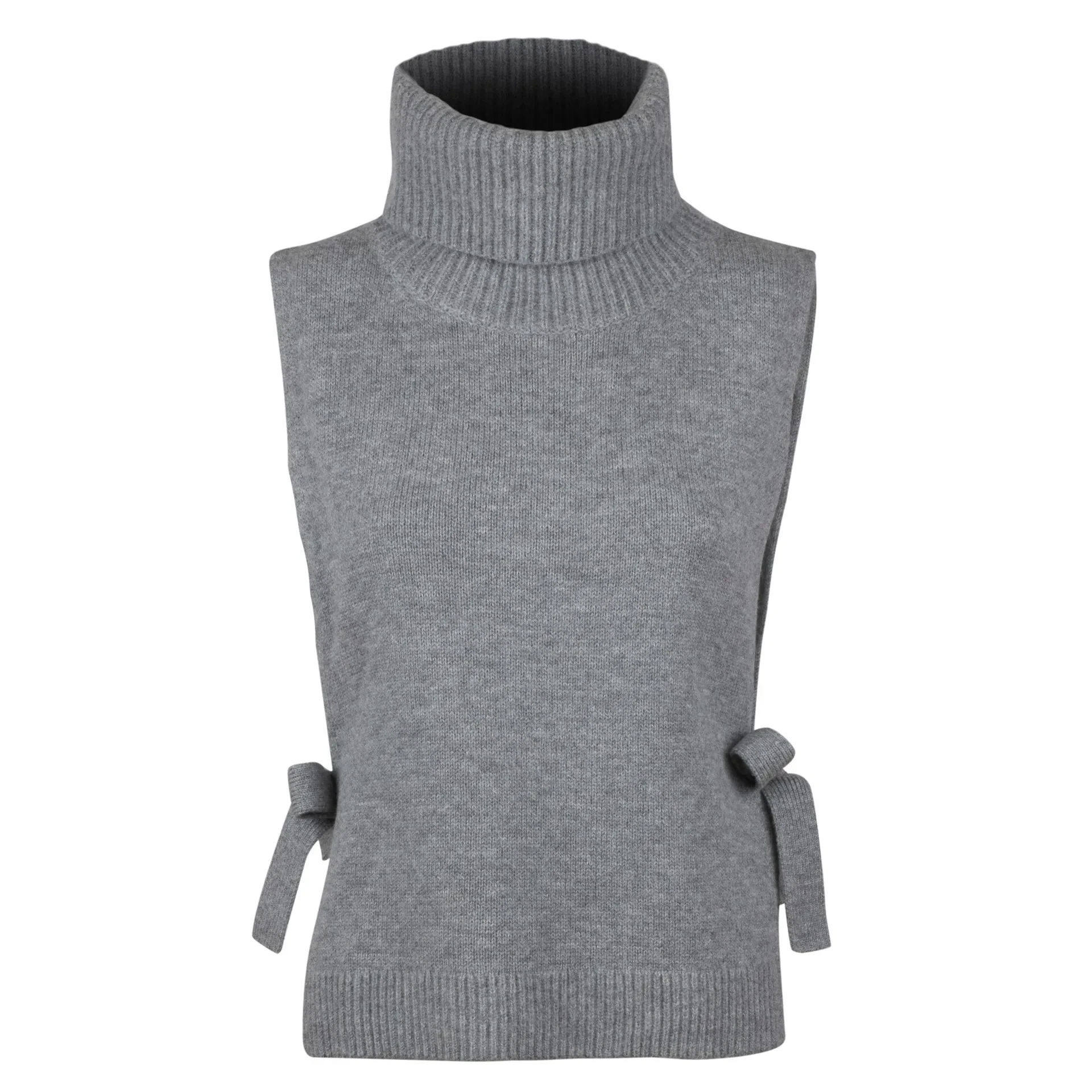 Stenstroems Dilara Graa vest Merino uld