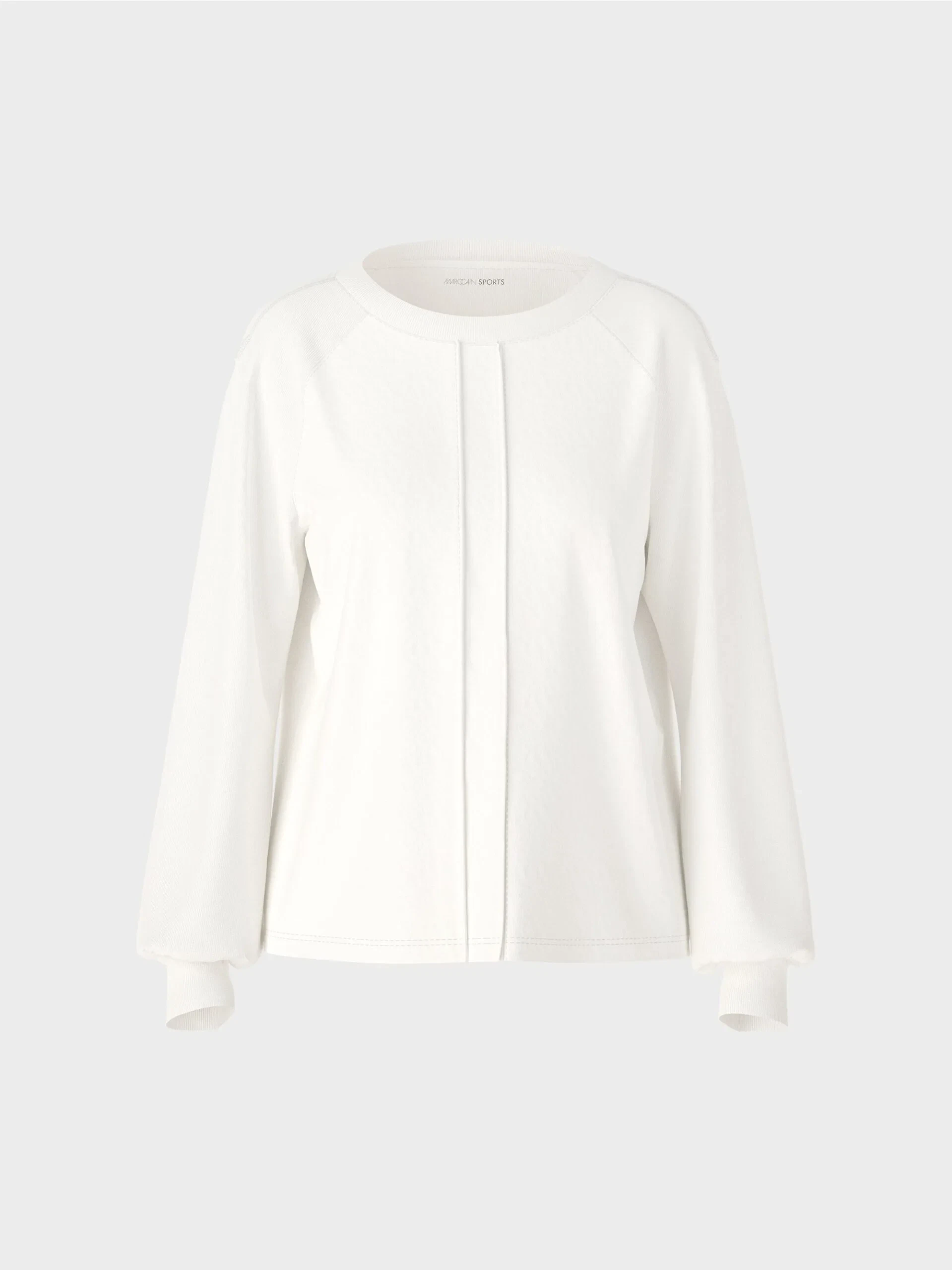 Marc Cain Sports bluse i et mixed materiale 4