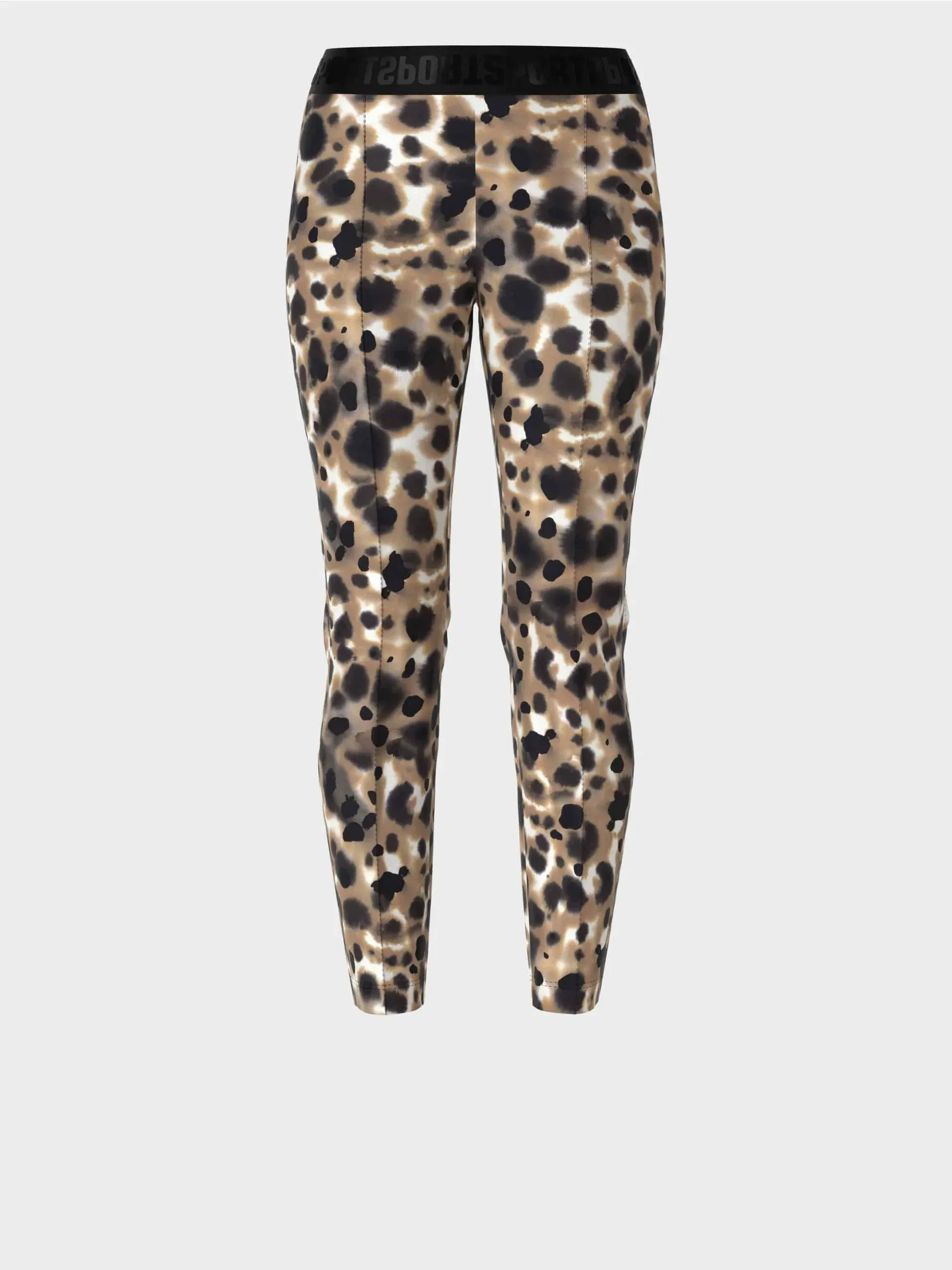 Marc Cain Sports elastiske bukser i leopard moenster 3