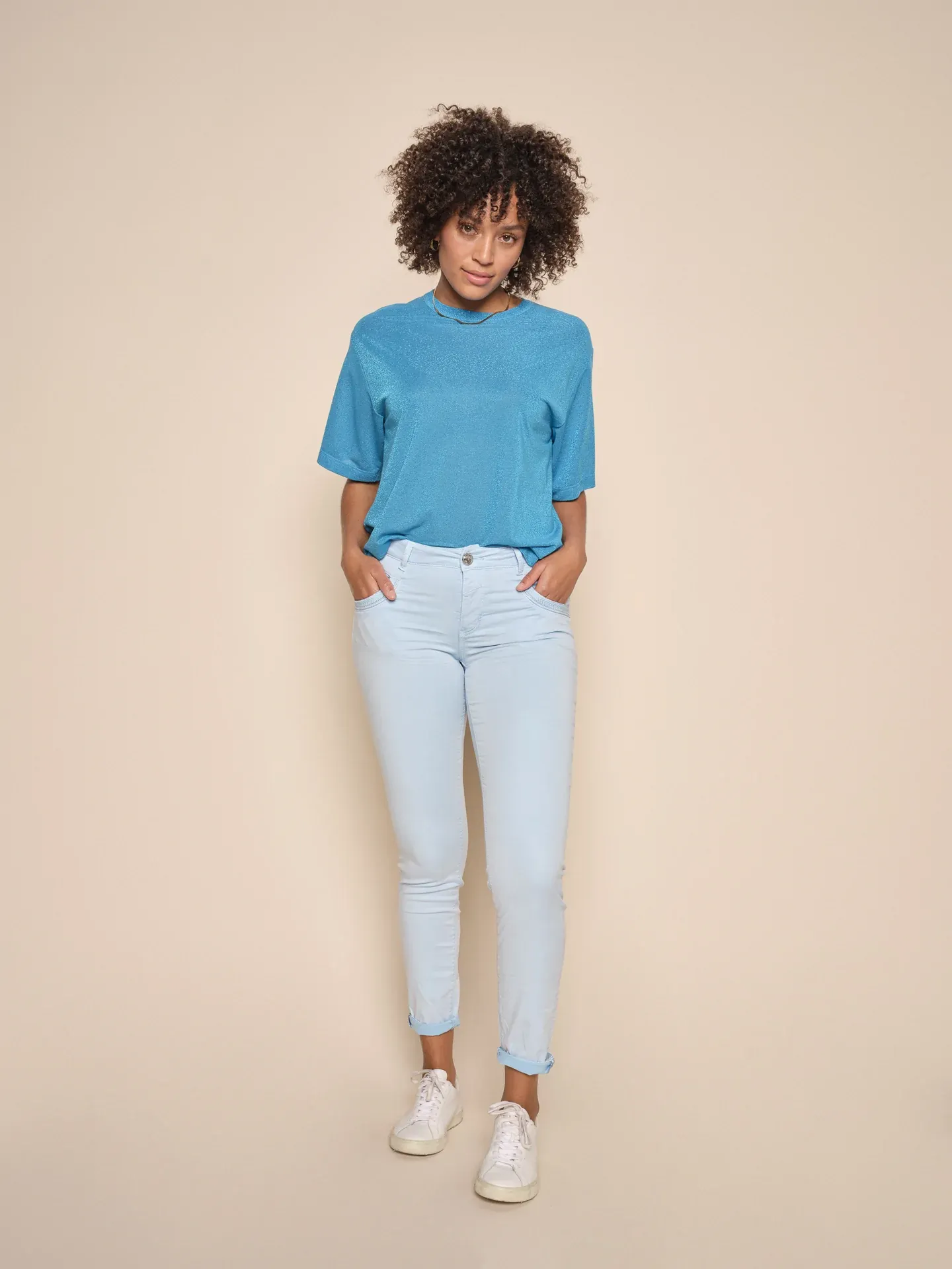 Mos Mosh Naomi Treasure Bukser Clear sky