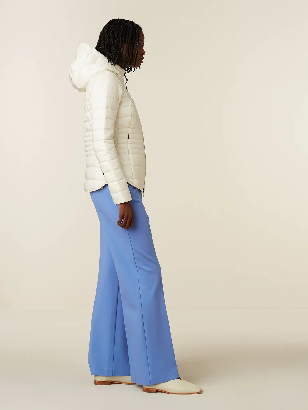 Beaumont figursyet jakke i råhvid - Billede 3