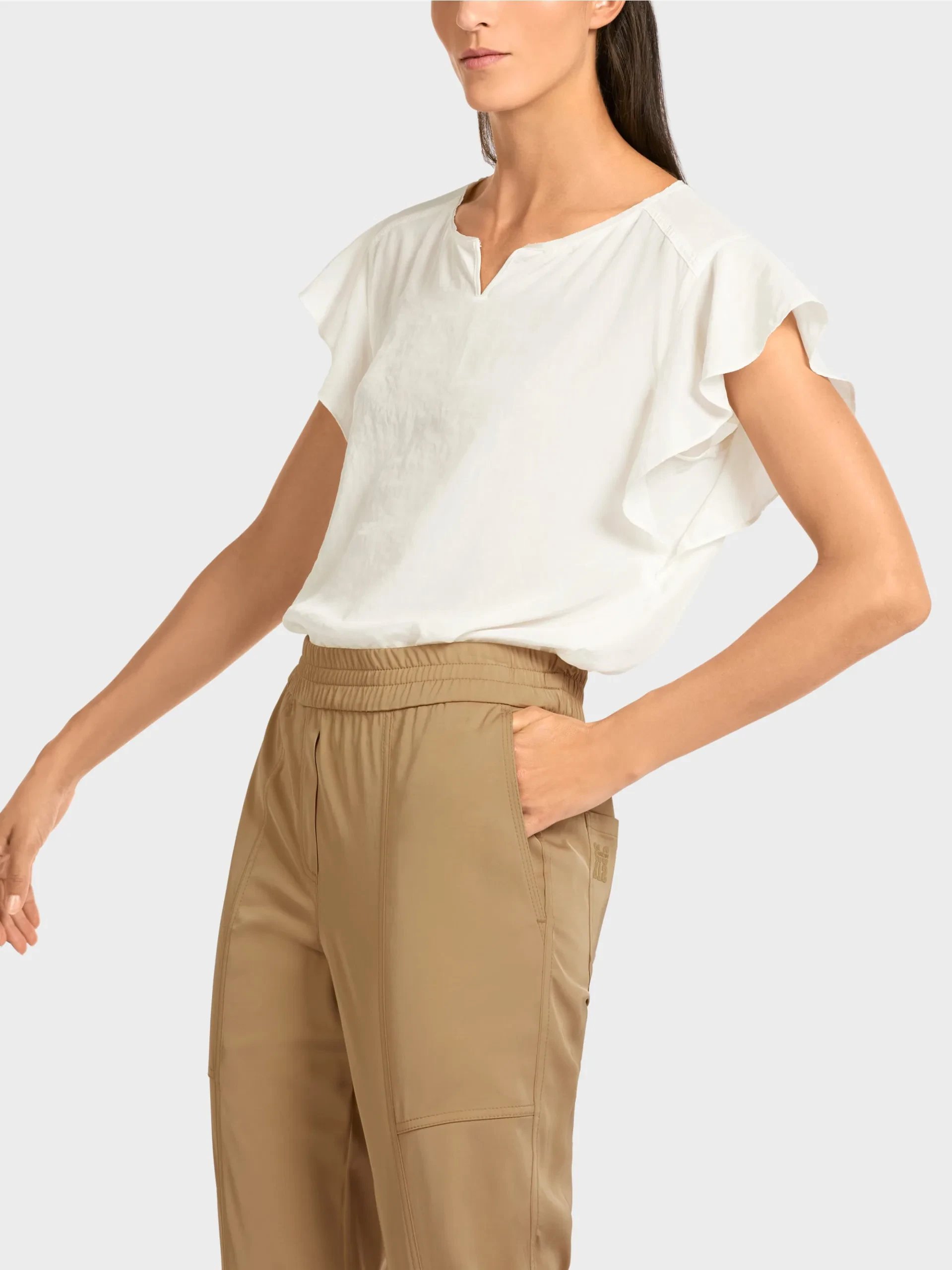 Marc Cain Sports bluse i råhvid - Billede 4