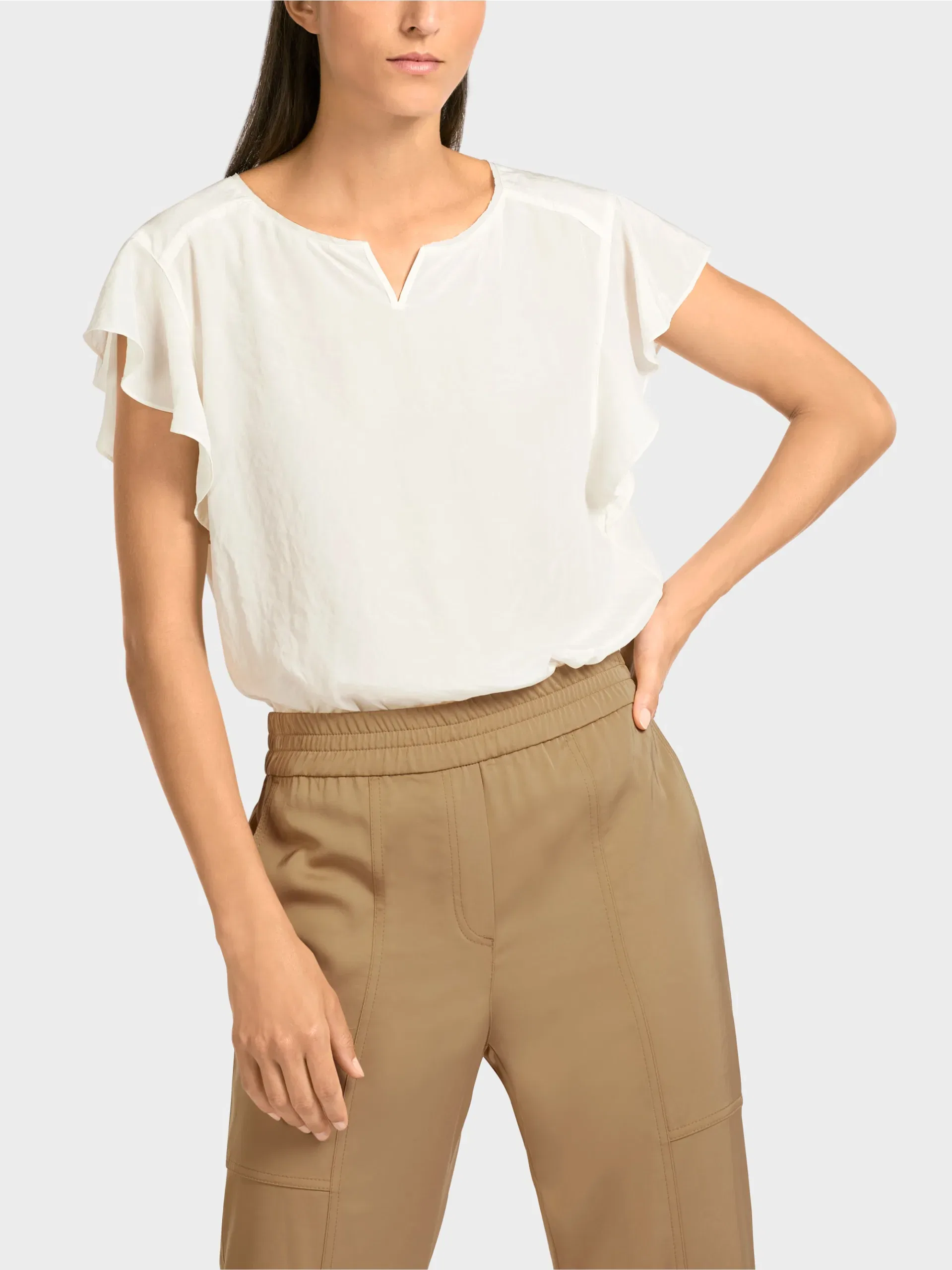 Marc Cain Sports bluse i råhvid - Billede 5