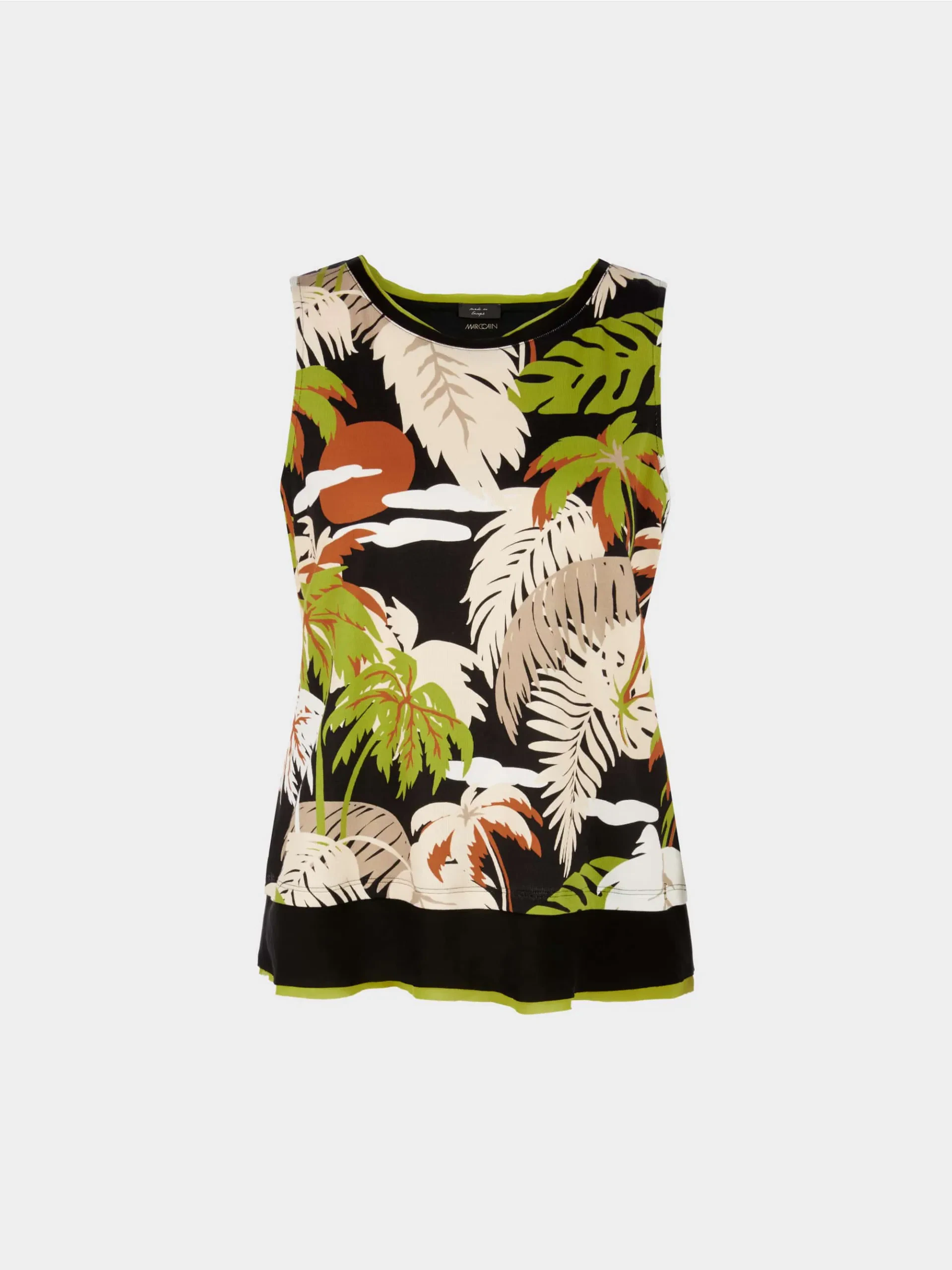 Marc Cain Collections top med tropisk print - Billede 5