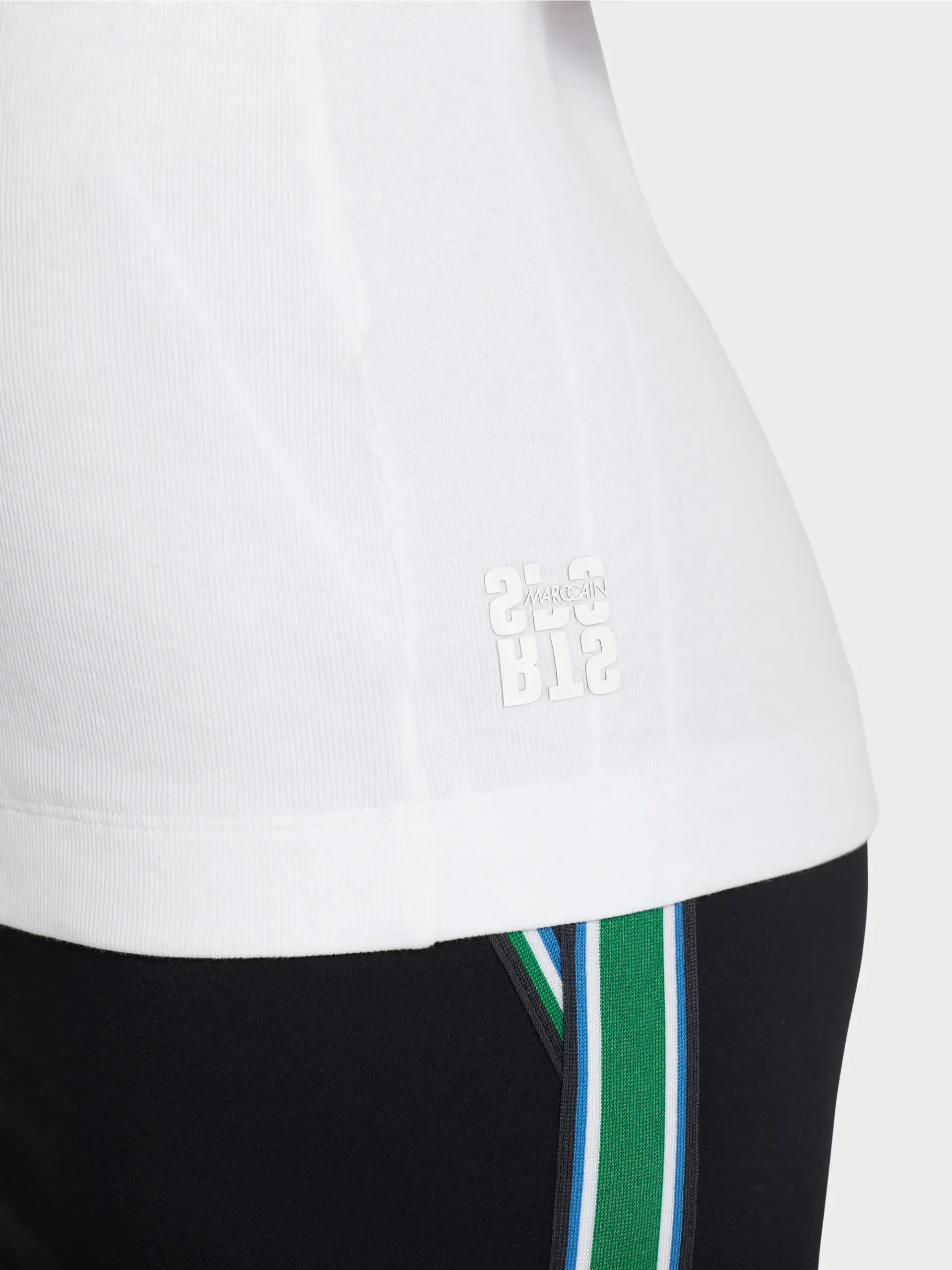 Marc Cain Sports hvid top med sten - Billede 4