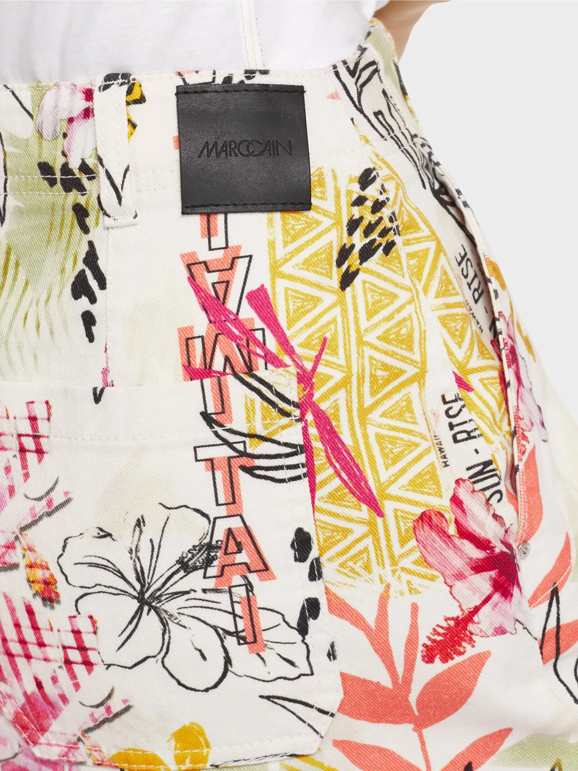 Marc Cain Sports nederdel med print - Billede 3