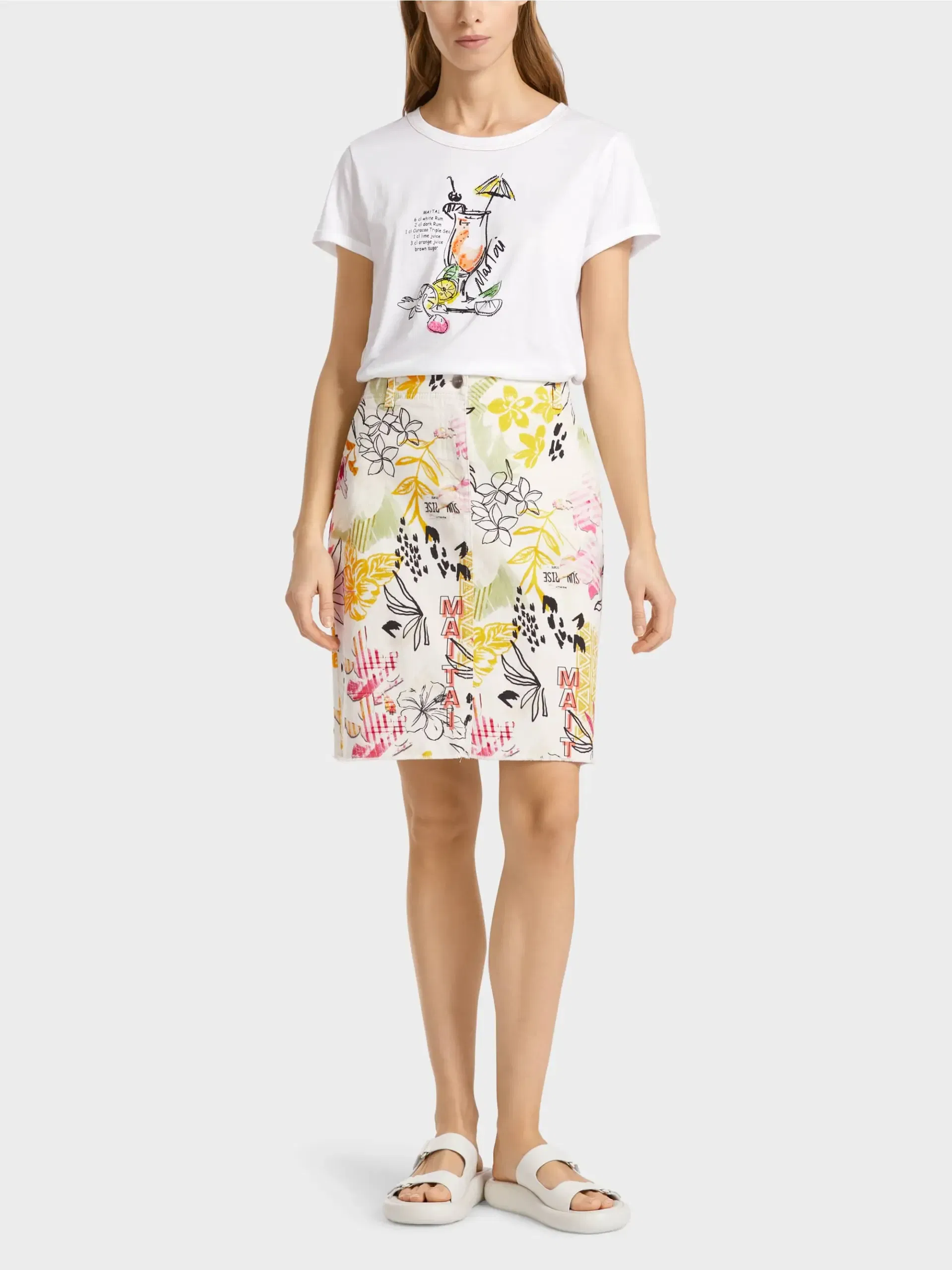 Marc Cain Sports nederdel med print