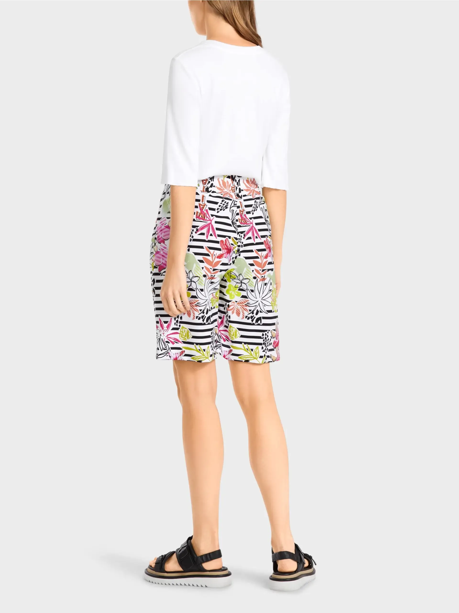 Marc Cain Sports shorts i blomstermønster - Billede 2