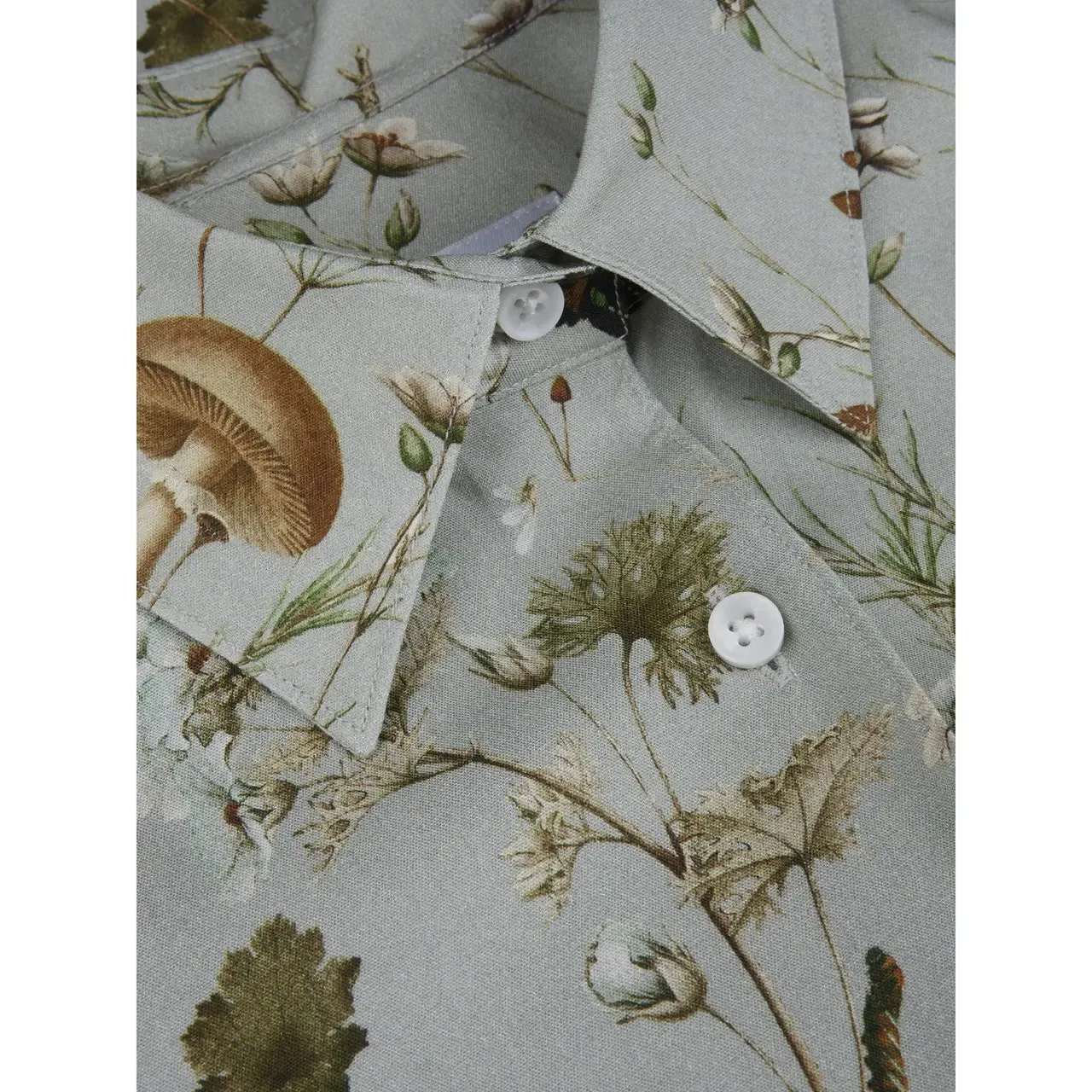 Stenstrøms Siri Green Patterned Shirt - Billede 3