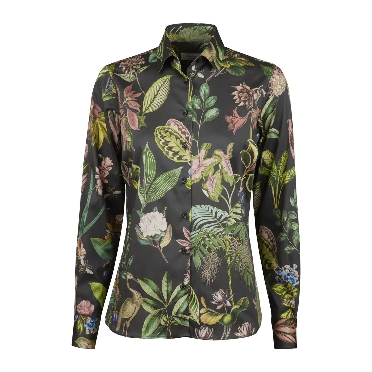 Stenstrøms Sofie Green Patterned Shirt