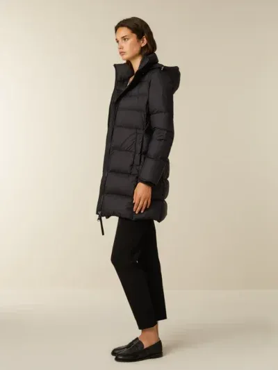 Beaumont dunfrakke Layla – Black 2