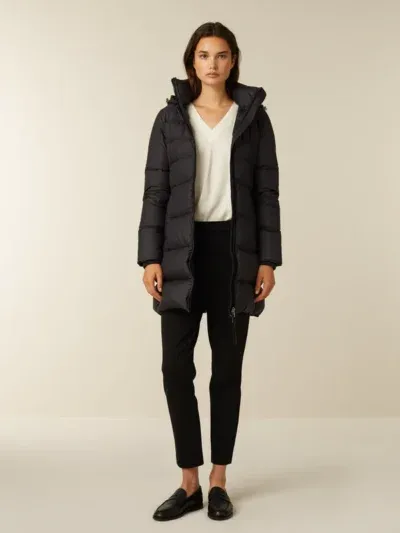 Beaumont dunfrakke Layla – Black