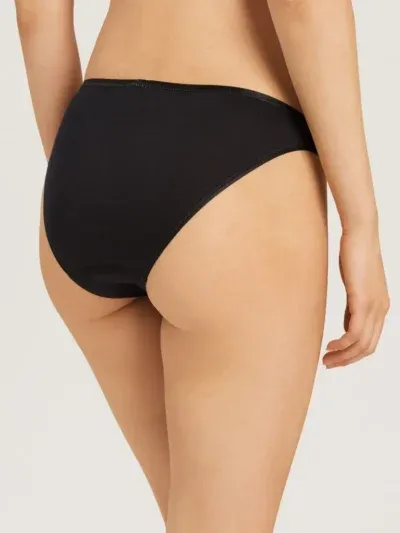 Hanro Cotton Seamless trusse i sort 1 jpg