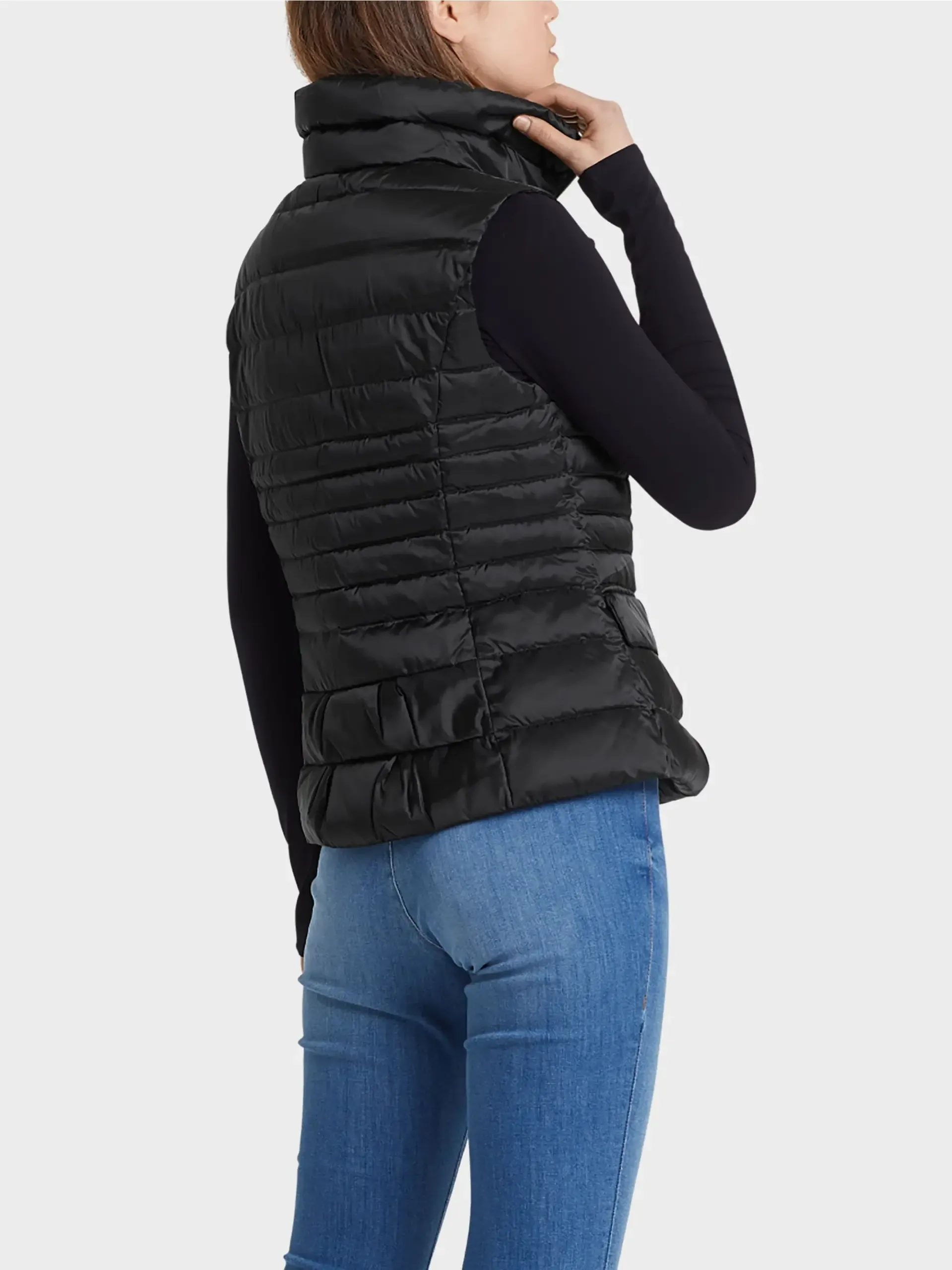 Marc Cain Essentials Quiltet vest med dunfoer - Billede 2