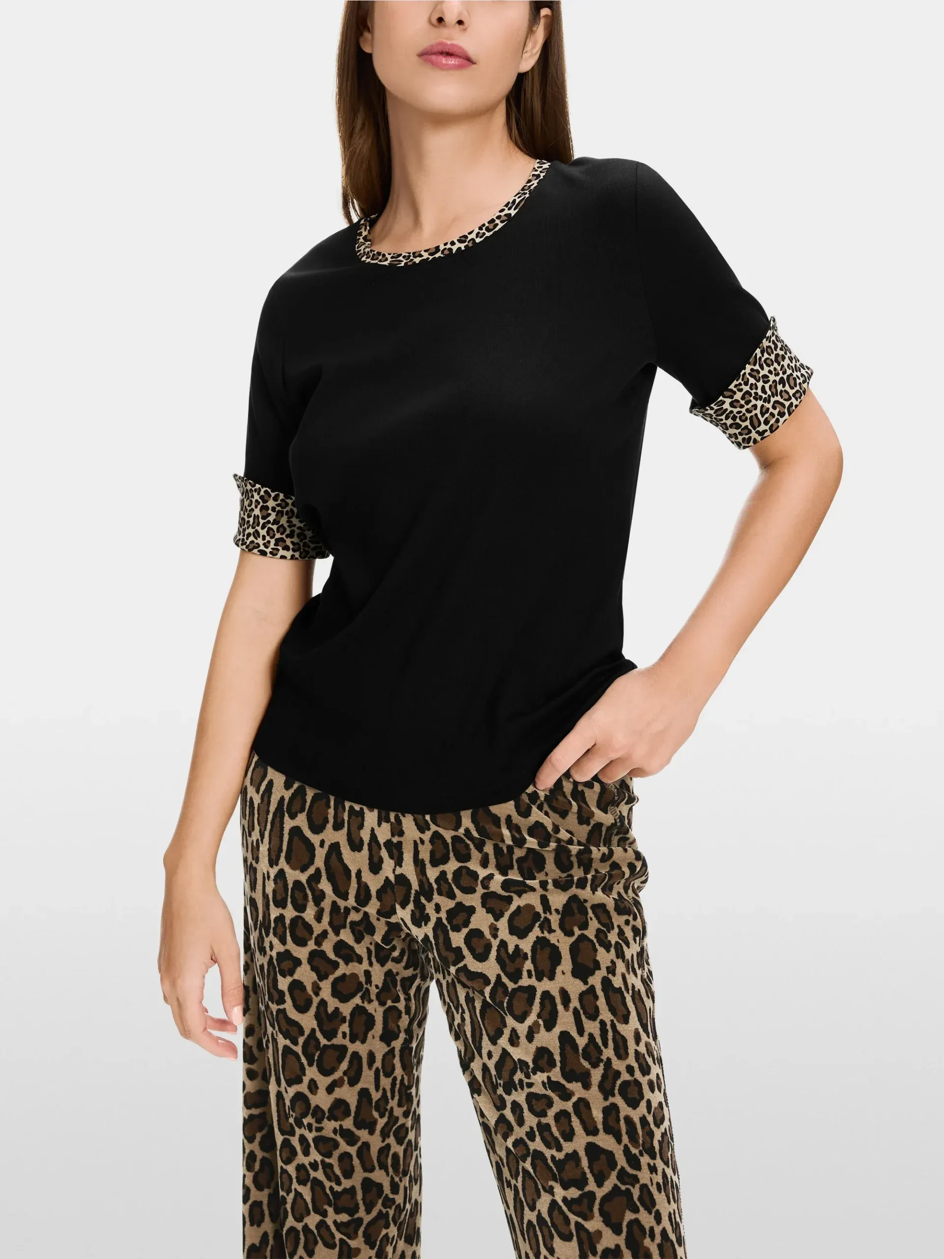 Marc Cain Sports T-shirt - sort - Billede 4