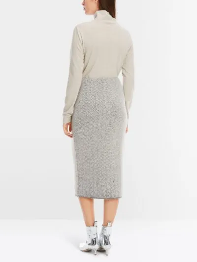 Marc Cain Collections strik nederdel lys 1 scaled