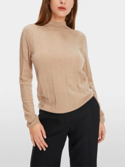 Marc Cain Collections turtleneck sweater Camel