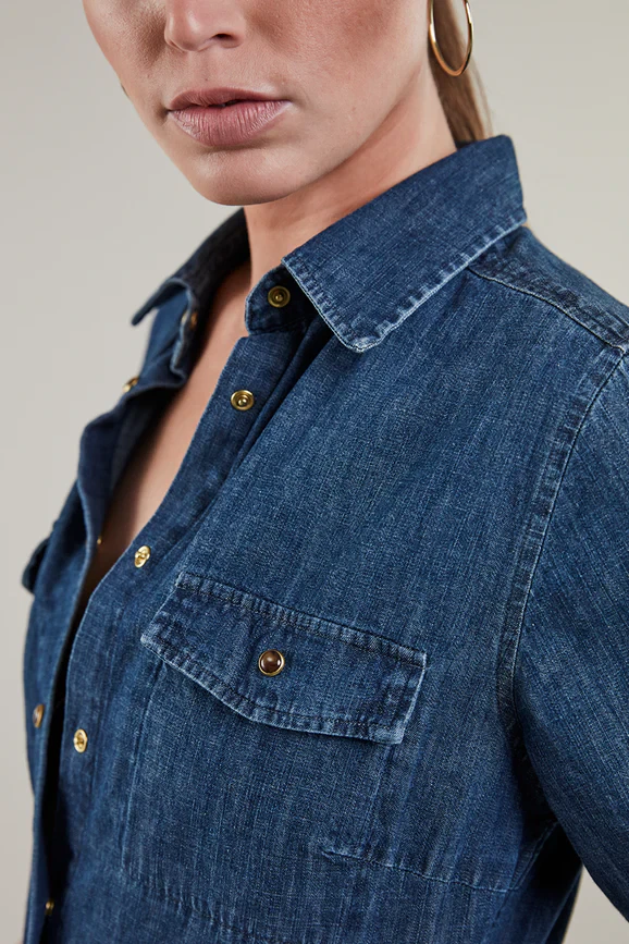 Stenstrøms Jolene cargokjole - mørkeblå - Billede 3