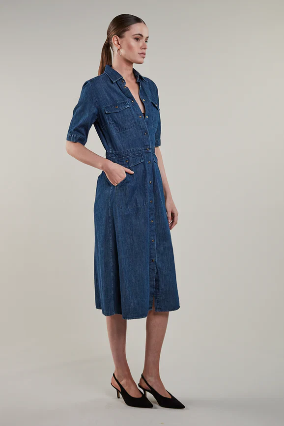 Stenstrøms Jolene cargokjole - mørkeblå - Billede 6