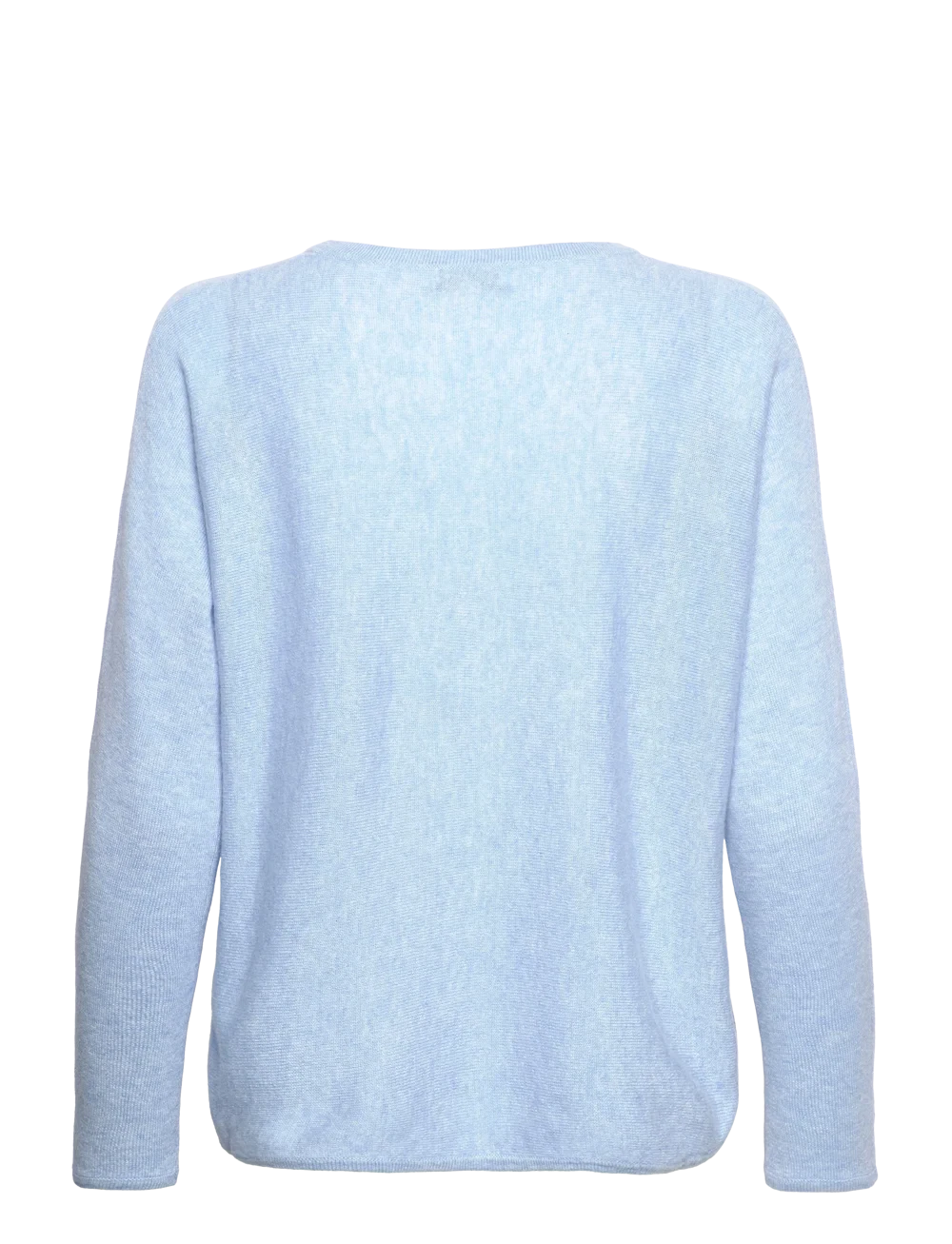 Davida Cashmere curved sweater - lys blå - Billede 2