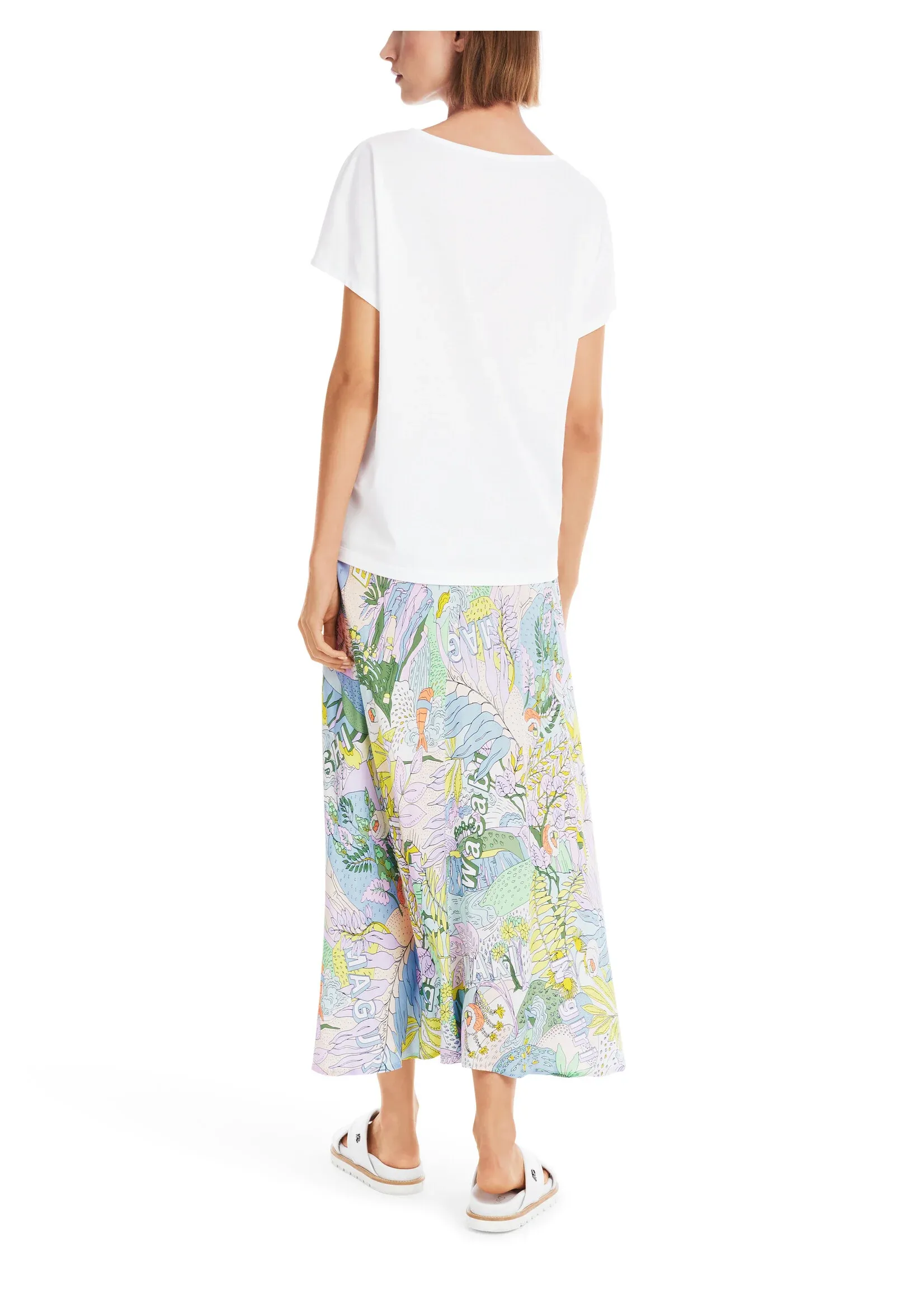 Marc Cain Sports Rethink Together rhinsten t-shirt - Billede 3