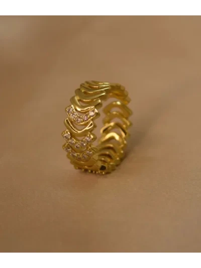 Zefina Ring - Sharon forgyldt