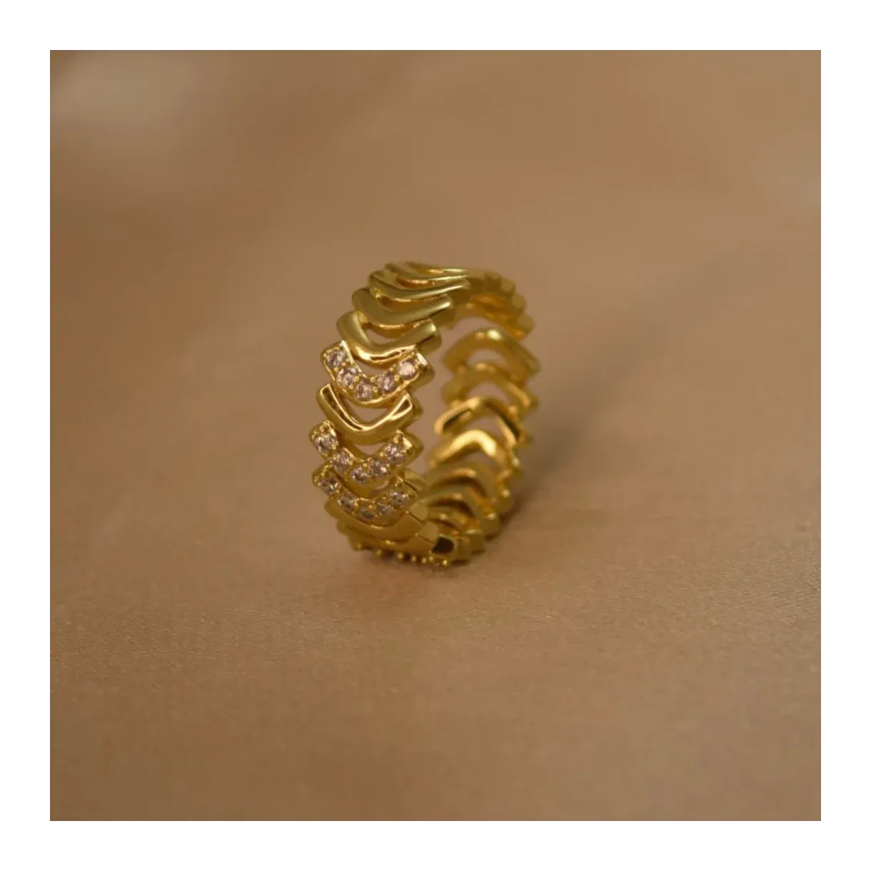 Zefina Ring - Sharon forgyldt