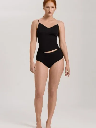 Hanro Cotton Seamless trusse full brief i sort 2 1