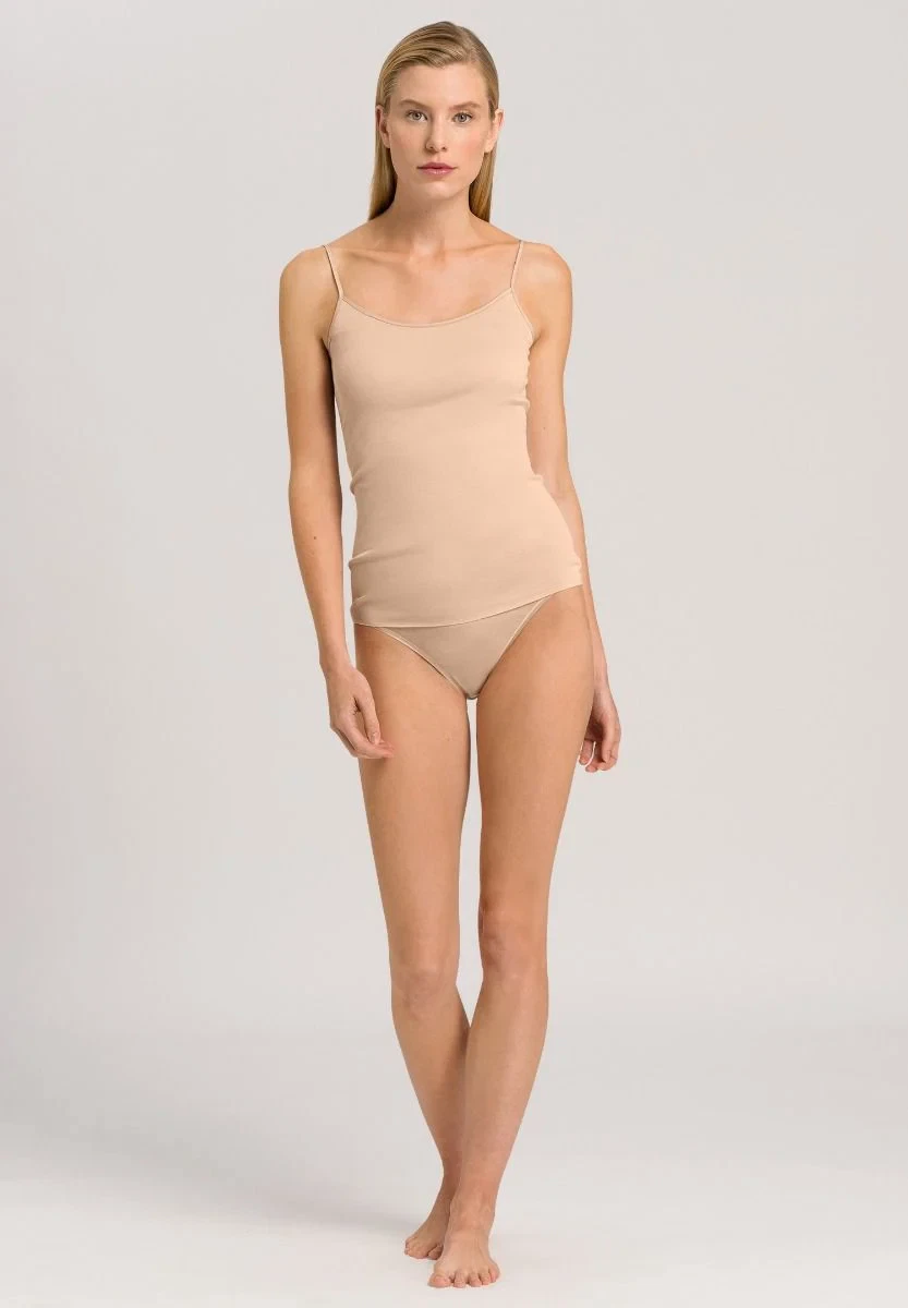 Hanro Cotton Seamless trusse i beige