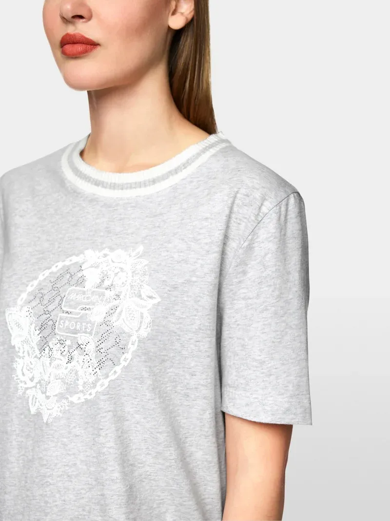 Marc Cain Sports jersey t-shirt - grå - Billede 4