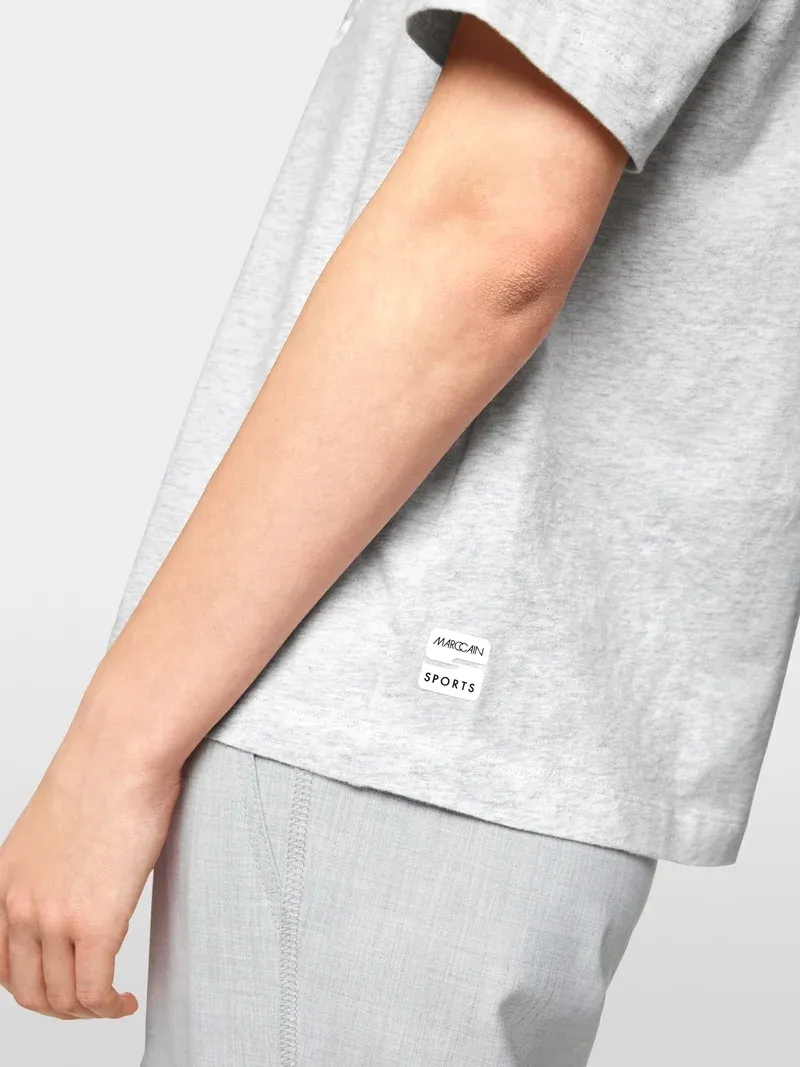 Marc Cain Sports jersey t-shirt - grå - Billede 5