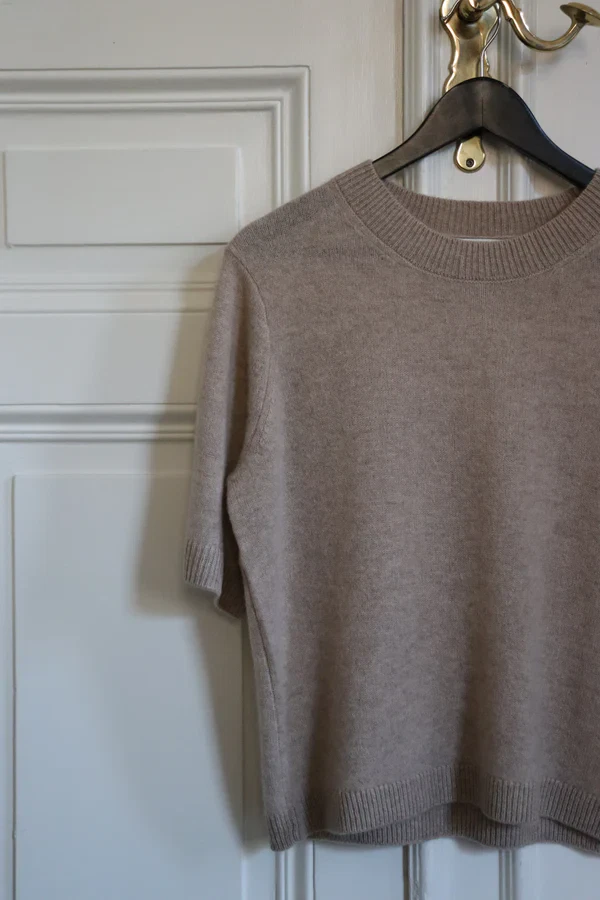 O'TAY Laura t-shirt - sand - Billede 2