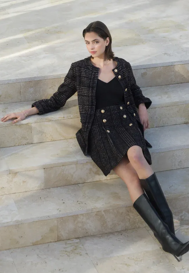 Dea Kudibal Aisha jakke- Black Check - Billede 3