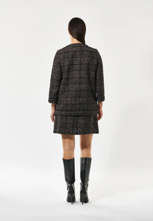 Dea Kudibal Aisha jakke- Black Check - Billede 7