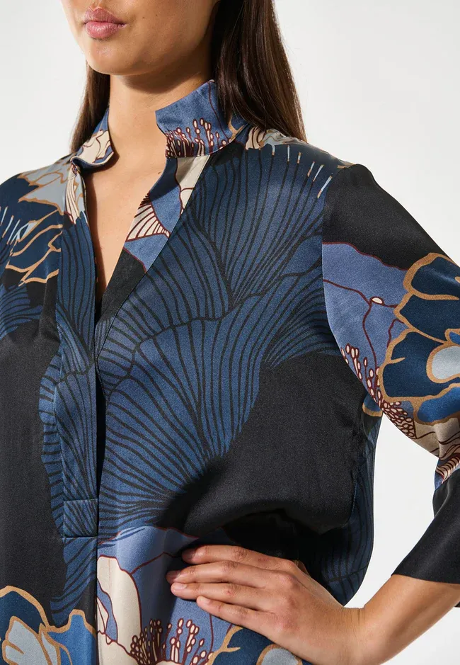 Dea Kudibal Helga- silkekjole - Alepidia Blue - Billede 3