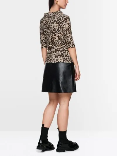 Marc Cain Collections trendy T shirt med leopard print 1