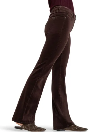 Cambio Paris flared floejl brun 2