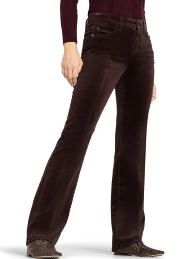 Cambio Paris flared floejl brun