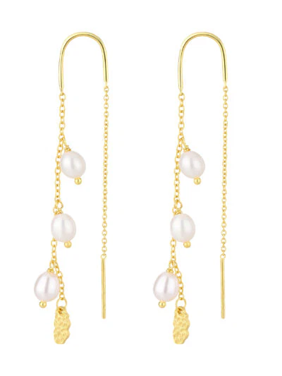 Zefina øreringe - Kylie forgyldt