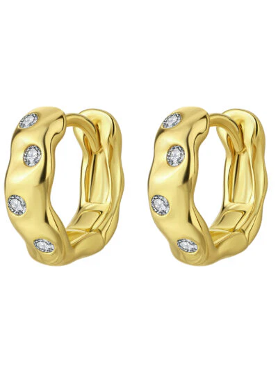 Zefina øreringe - Mala forgyldt