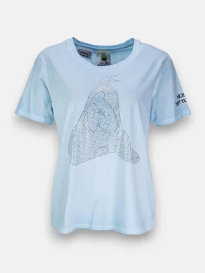 Princess Goes Hollywood t-shirt med rhinsten Daff Ducky- lyseblå
